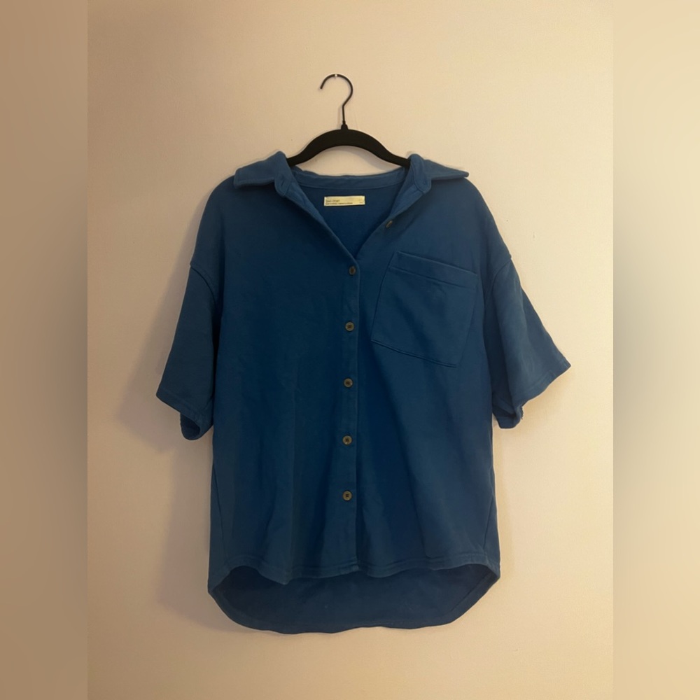 Oak + Fort Cotton button down shirt